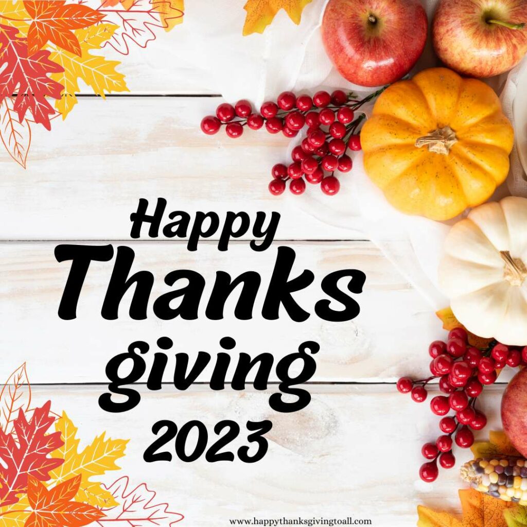 Happy Thanksgiving 2023 Images