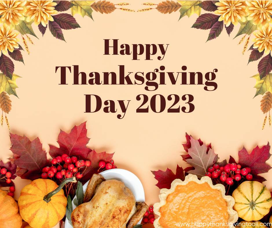 Thanksgiving 2023 Wishes and Greetings: Share Thanksgiving Day HD