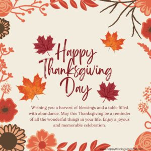 Happy Thanksgiving Day 2023 Wishes, Get the Best Thanksgiving Wishes ...