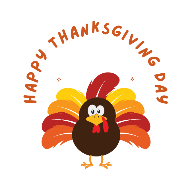 Thanksgiving Day Turkey Clipart PNG