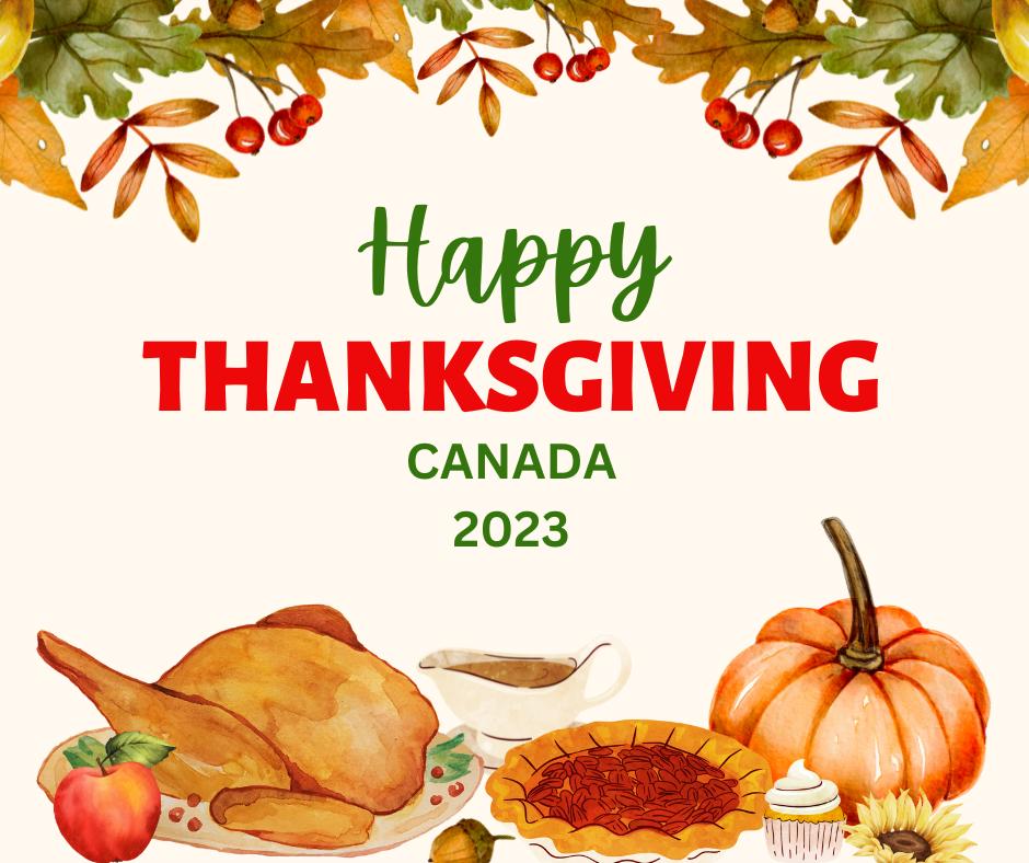Thanksgiving Day 2023 Canada