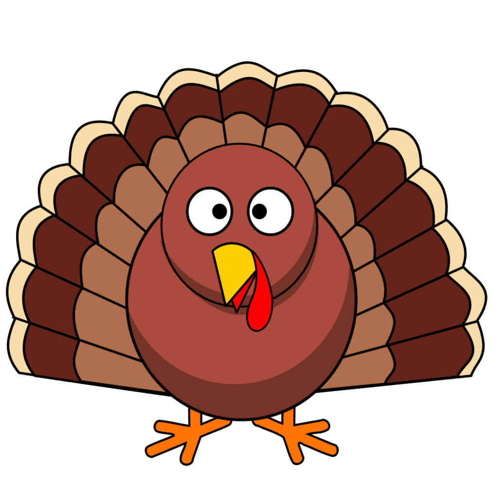 Happy Thanksgiving Turkey Clipart Image