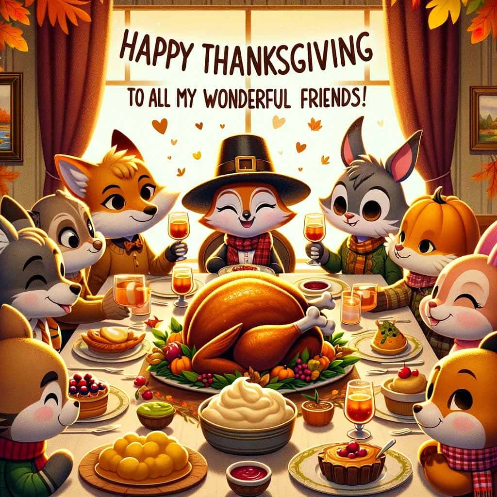 Thanksgiving Wishes for Friends