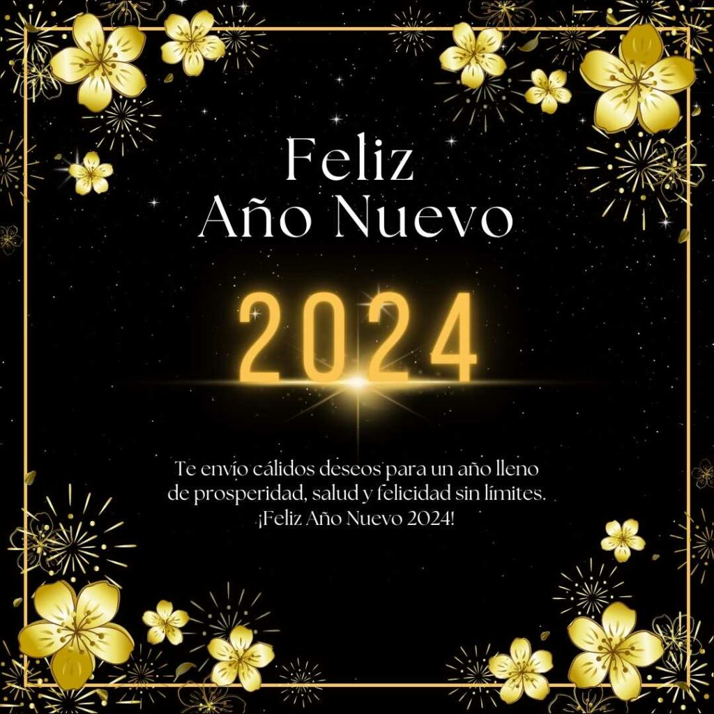 Feliz Año Nuevo Tarjetas 2024