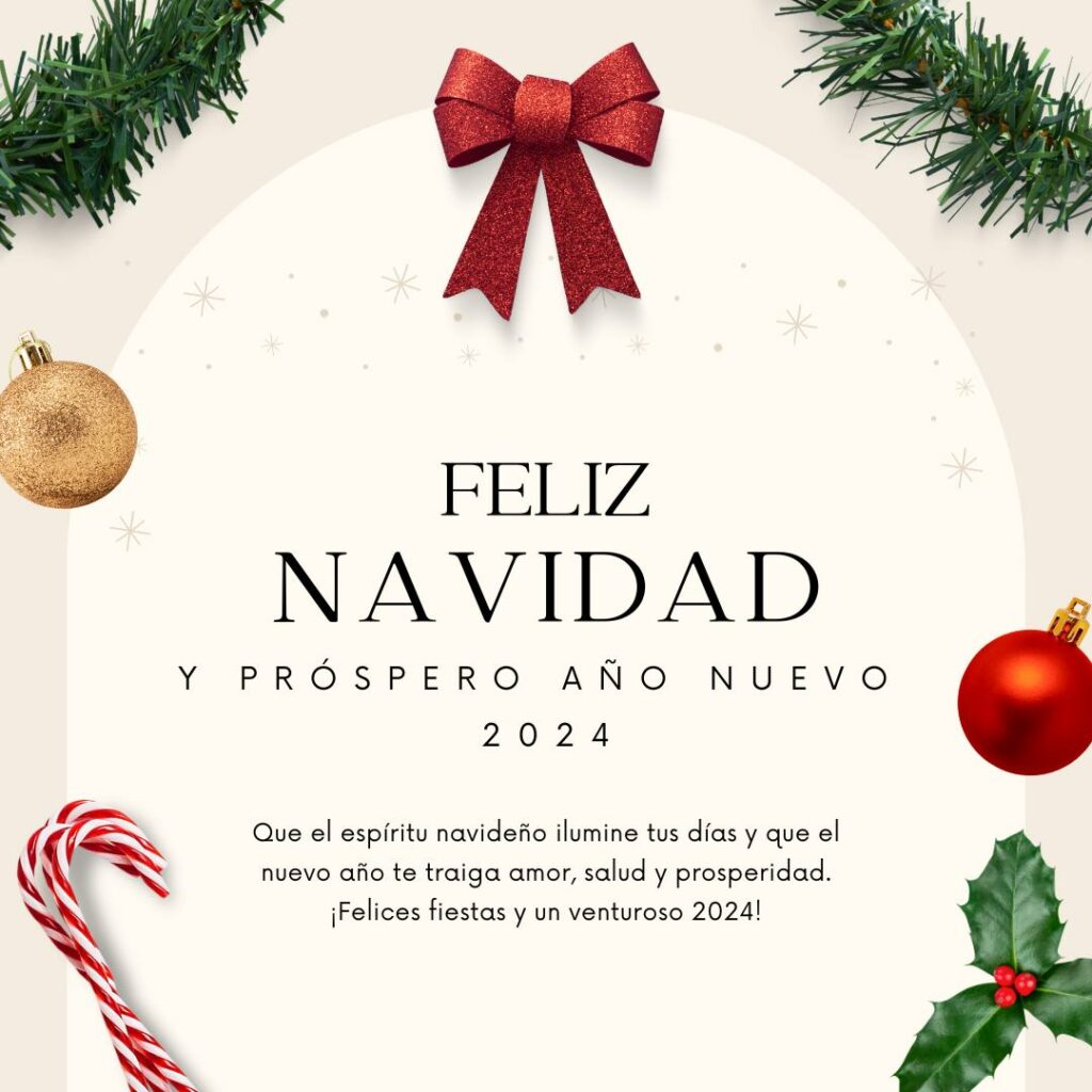 Feliz Navidad Y Próspero Año Nuevo 2024 Imágenes, Frases, Tarjetas Y ...