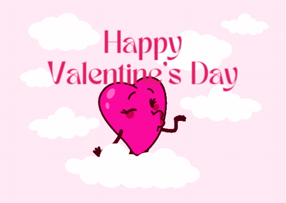 Beautiful Happy Valentine's Day Animated GIF