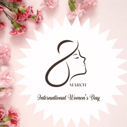 Animated 8th March Women's Day GIFs 2024