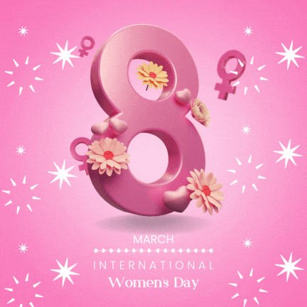 Animated Women's Day GIFs 2024
