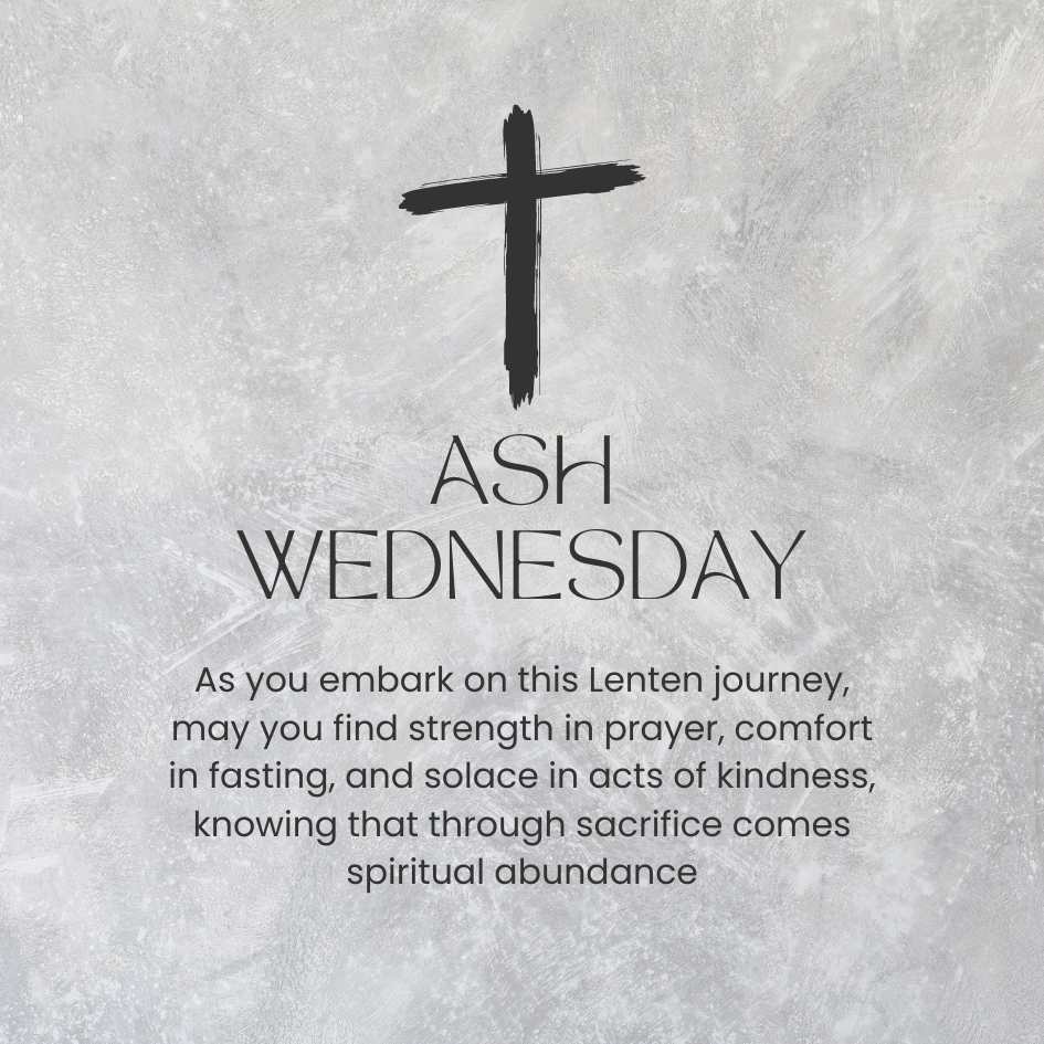Ash Wednesday 2024 Wishes with Images
