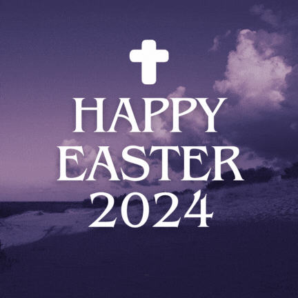 Animated Happy Easter 2024 GIF