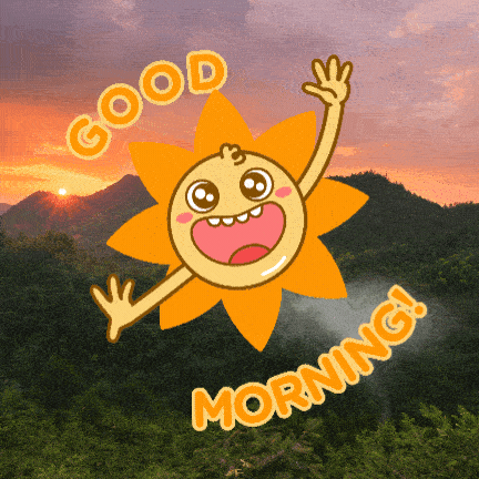 Good Morning Sun Animated GIF