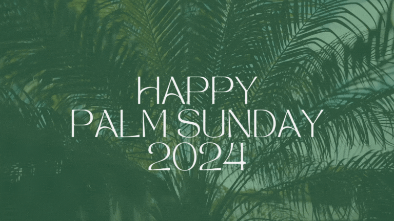 Happy Palm Sunday 2024 Animated GIF