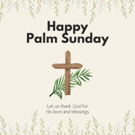 Happy Palm Sunday GIF Images