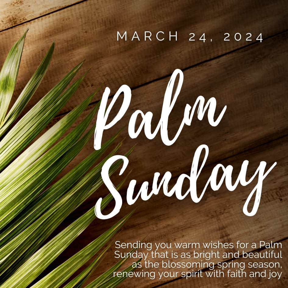 Palm Sunday 2024 Wishes