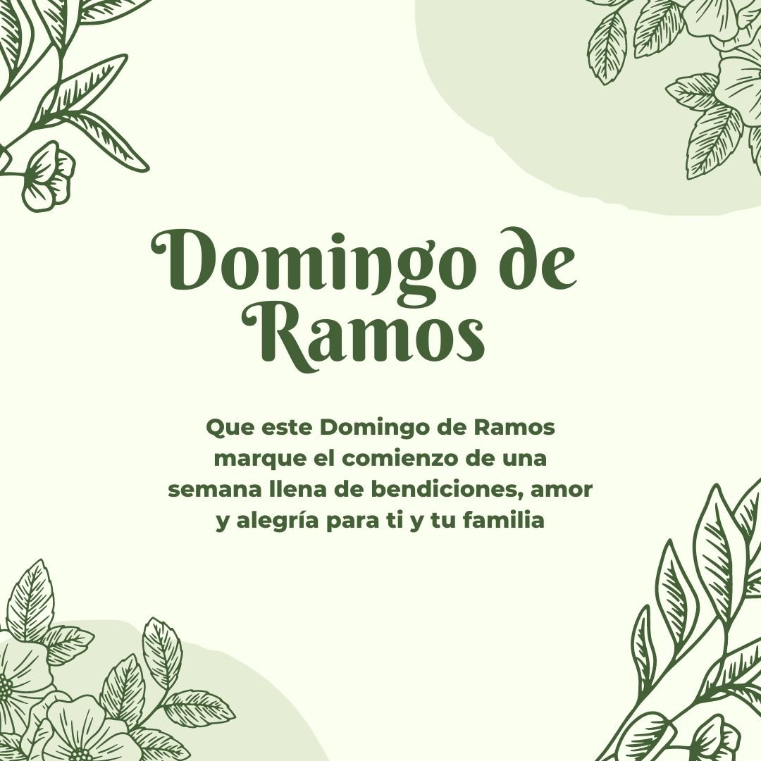 Feliz Domingo de Ramos 2024 Imágenes, Frases, Tarjetas y Mensajes