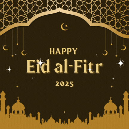 Animated Happy Eid Al-Fitr 2025 GIF