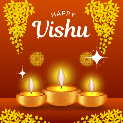 Beautiful Happy Vishu GIF Images