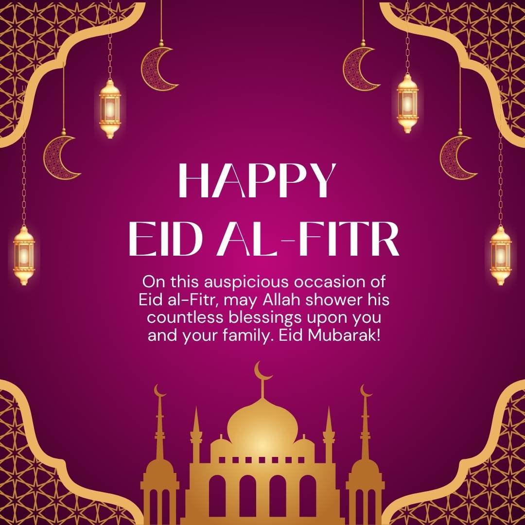 Happy Eid alFitr 2025 Images, Wishes, Quotes and Messages