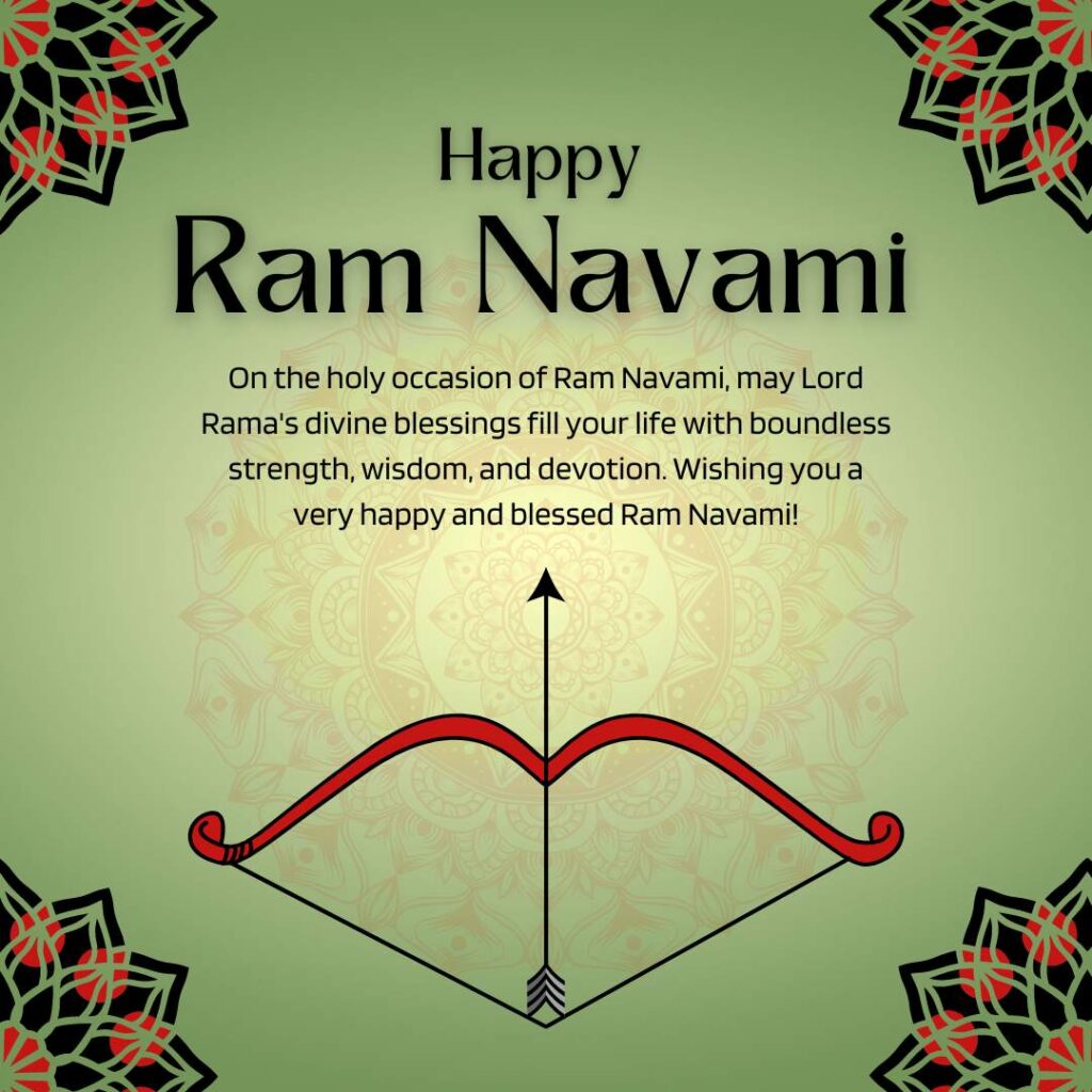 Happy Ram Navami Wishes Images 2024